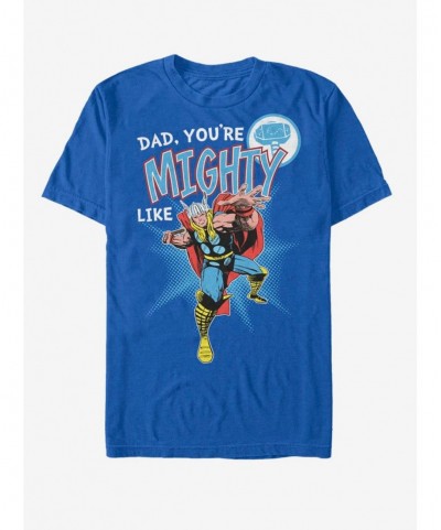 Festival Price Marvel Thor Mighty like Dad T-Shirt $4.66 T-Shirts