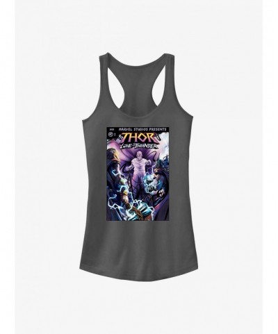 Exclusive Marvel Thor: Love and Thunder Gorr Comic Cover Girls Tank $8.57 Tanks