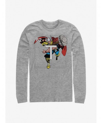 Premium Marvel Thor Periodic Thor Long-Sleeve T-Shirt $10.53 T-Shirts