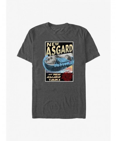 Cheap Sale Marvel Thor: Love And Thunder New Asgard Destination T-Shirt $6.37 T-Shirts