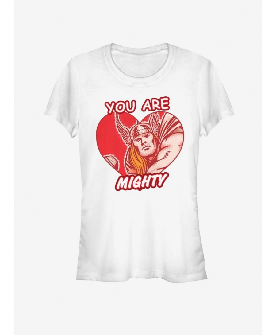 Big Sale Marvel Thor Mighty Heart Girls T-Shirt $7.60 T-Shirts