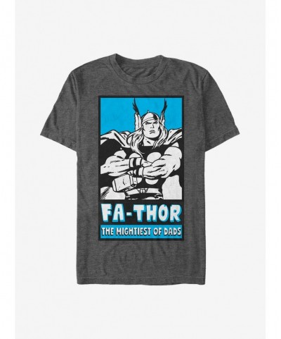 Discount Marvel Thor Fa-Thor Poster T-Shirt $6.83 T-Shirts