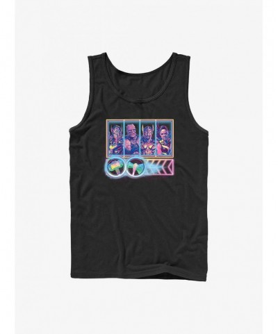 Absolute Discount Marvel Thor: Love And Thunder Neon Thunder Love Tank $7.97 Tanks