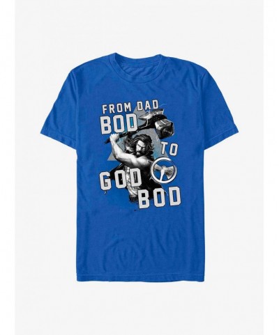 Pre-sale Marvel Thor: Love and Thunder From Dad Bod To God Bod T-Shirt $7.30 T-Shirts