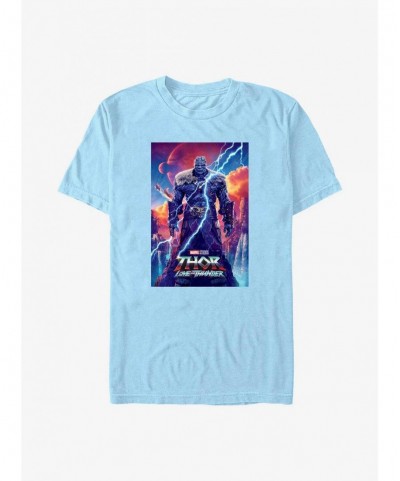 Exclusive Price Marvel Thor: Love and Thunder Korg Movie Poster T-Shirt $7.77 T-Shirts