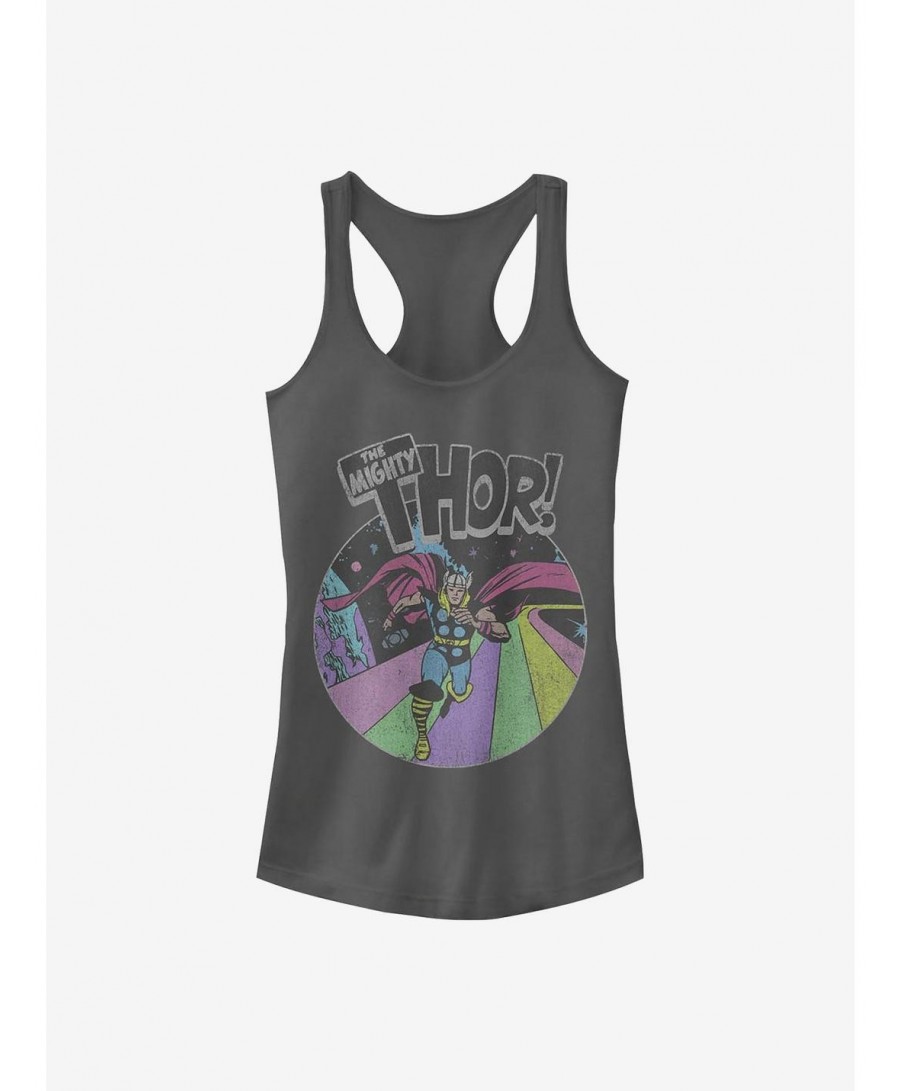 Discount Sale Marvel Thor Grunge Thor Girls Tank $6.57 Tanks