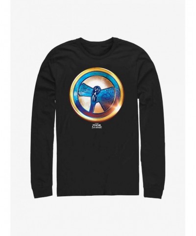 Discount Sale Marvel Thor: Love And Thunder Stormbreaker Gold Long Sleeve T-Shirt $11.58 T-Shirts