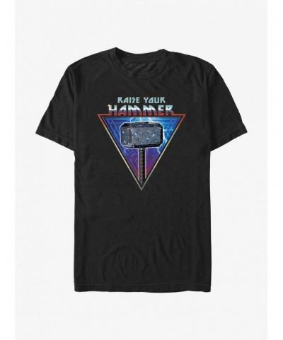 Clearance Marvel Thor Mjolnir Raise Your Hammer T-Shirt $5.75 T-Shirts