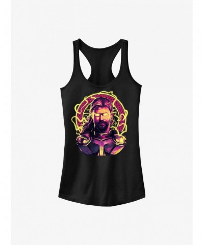 Trendy Marvel Thor: Love and Thunder Eyes of Lightning Girls Tank $6.57 Tanks