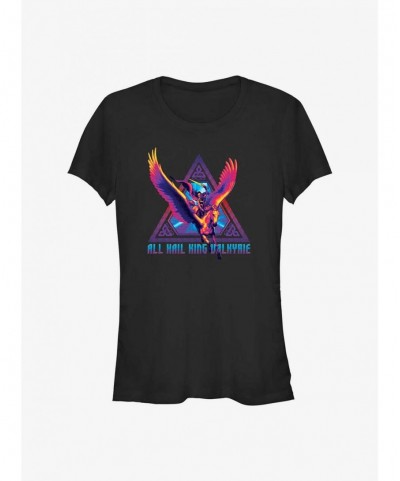 Discount Sale Marvel Thor: Love and Thunder King Valkyrie Girls T-Shirt $6.63 T-Shirts