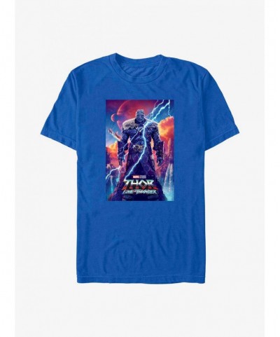 Hot Sale Marvel Thor: Love and Thunder Korg Movie Poster T-Shirt $4.66 T-Shirts