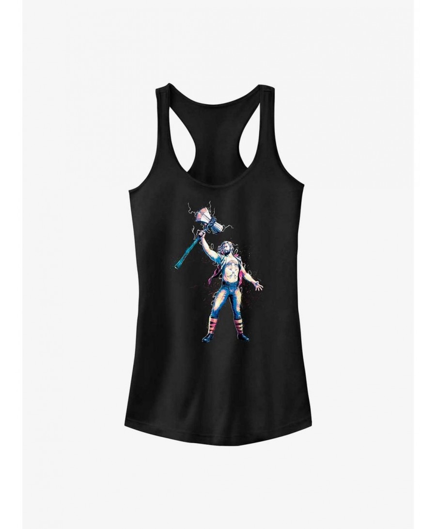 Huge Discount Marvel Thor: Love and Thunder Stormbreaker Salute Girls Tank $6.57 Tanks