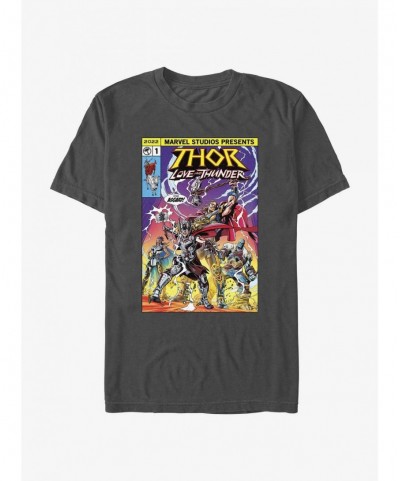 Unique Marvel Thor For Asgard Comic Book Cover T-Shirt $6.21 T-Shirts