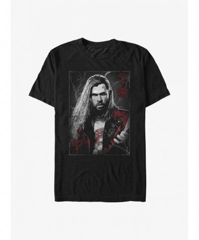 Exclusive Price Marvel Thor: Love and Thunder Metalhead Thor T-Shirt $4.66 T-Shirts