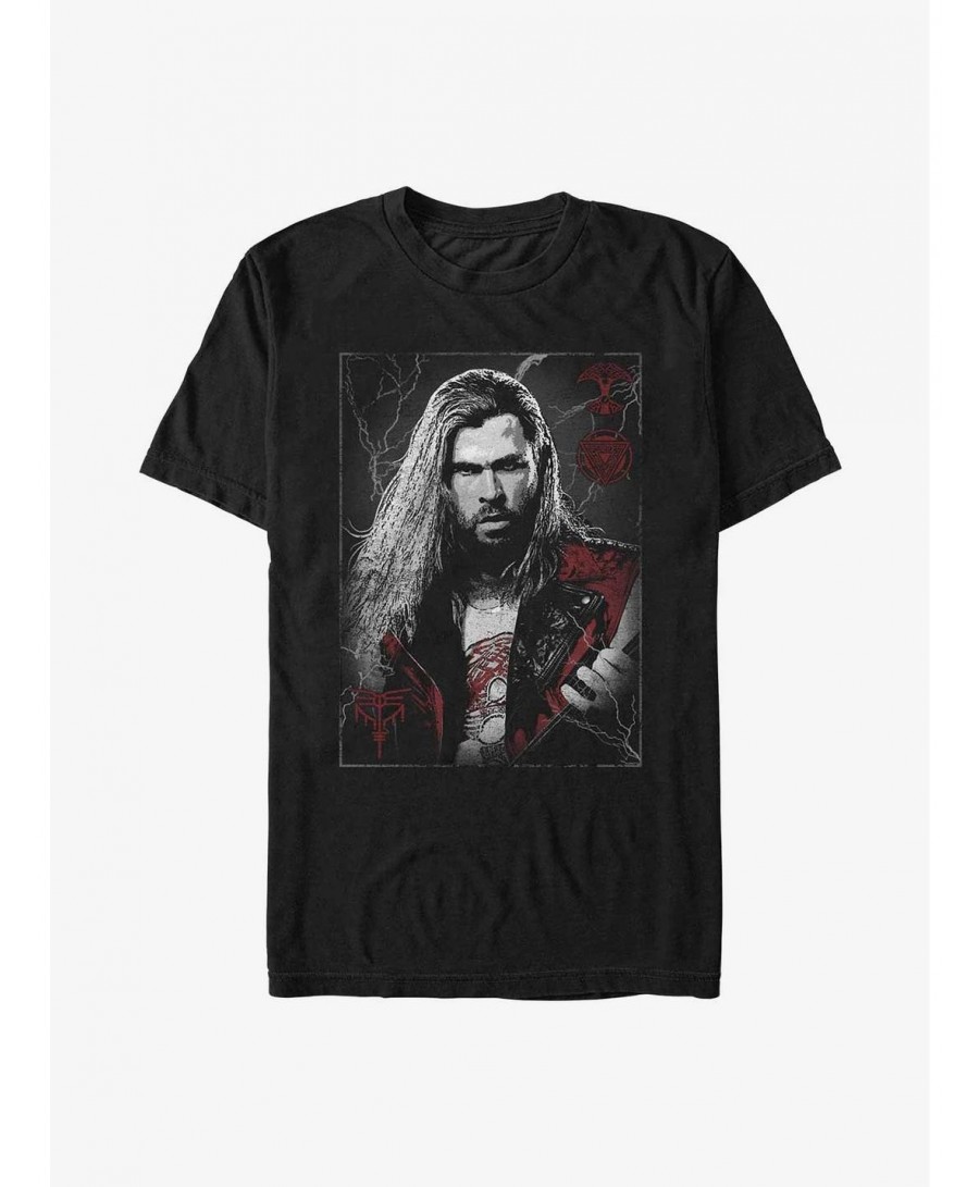 Exclusive Price Marvel Thor: Love and Thunder Metalhead Thor T-Shirt $4.66 T-Shirts