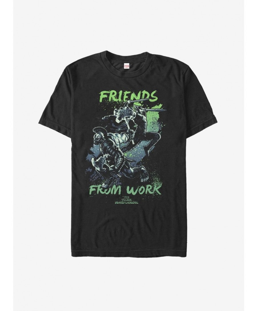 Pre-sale Discount Marvel Thor: Ragnarok Work Friends T-Shirt $7.14 T-Shirts