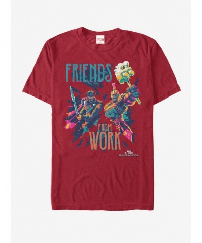 Hot Selling Marvel Thor: Ragnarok Friends Work T-Shirt $5.44 T-Shirts