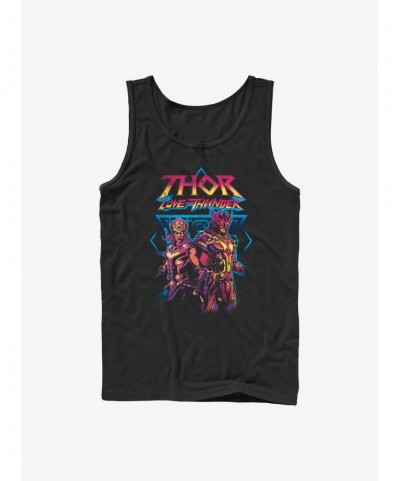 Cheap Sale Marvel Thor: Love And Thunder Grunge Thunder Tank $6.37 Tanks