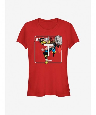 Limited-time Offer Marvel Thor Periodic Thor Girls T-Shirt $5.99 T-Shirts