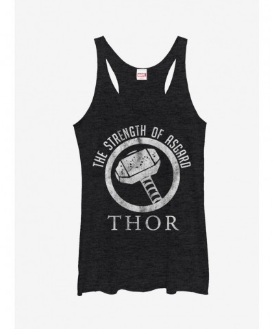 Low Price Marvel Thor Strength of Asgard Girls Tanks $9.74 Tanks