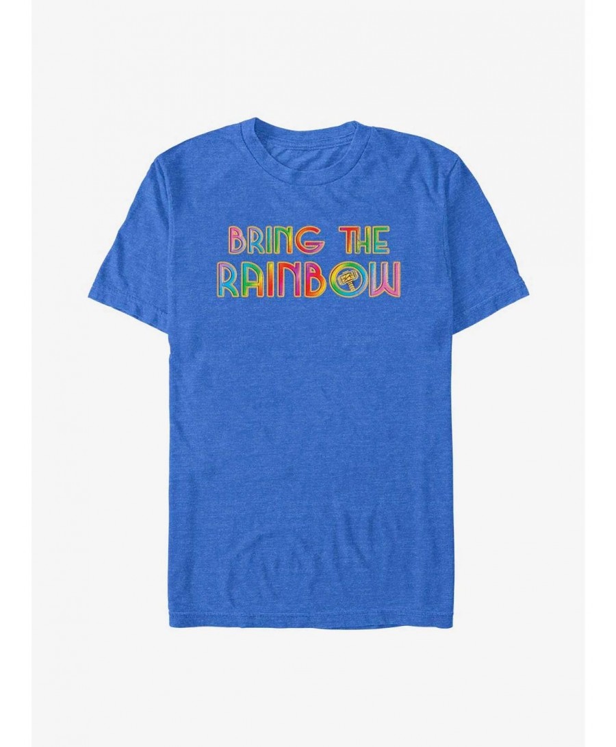 Unique Marvel Thor: Love and Thunder Bring The Rainbow T-Shirt $6.68 T-Shirts