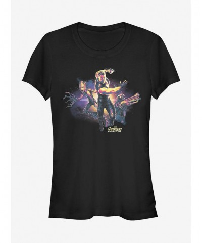 Flash Sale Marvel Avengers: Infinity War Thor Trio Girls T-Shirt $6.96 T-Shirts