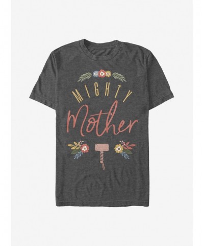 Flash Deal Marvel Thor Might Mother Floral T-Shirt $4.81 T-Shirts