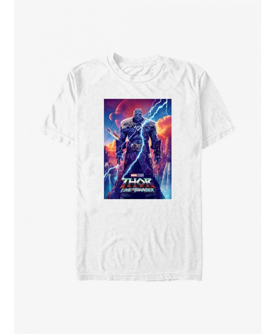 Best Deal Marvel Thor: Love and Thunder Korg Movie Poster T-Shirt $4.97 T-Shirts