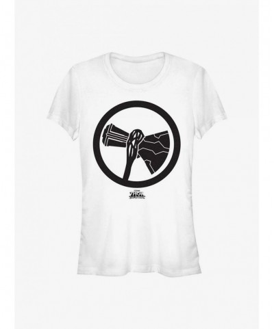 Special Marvel Thor: Love and Thunder Stormbreaker Girls T-Shirt $8.09 T-Shirts