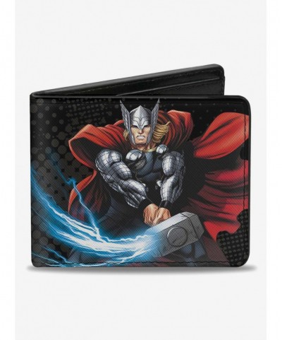 Wholesale Marvel Avengers Thor Action Poses Bifold Wallet $7.94 Wallets
