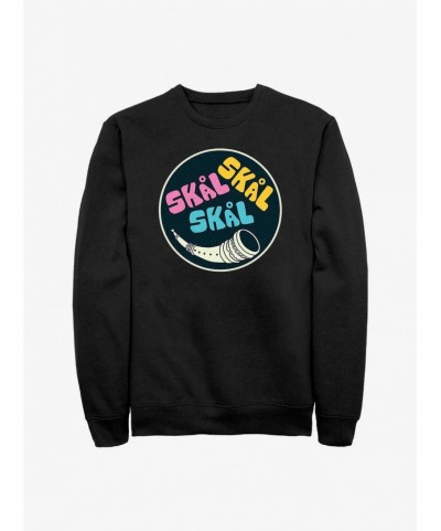 Special Marvel Thor: Love And Thunder Skal Badge Sweatshirt $10.04 Sweatshirts