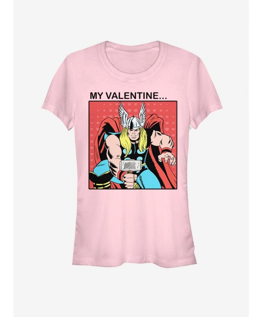 Absolute Discount Marvel Thor My Valentine Girls T-Shirt $5.34 T-Shirts