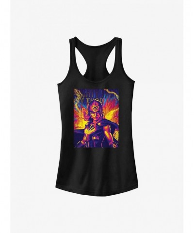 Sale Item Marvel Thor: Love and Thunder Mighty Hero Lightning Girls Tank $9.96 Tanks