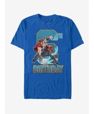 Special Marvel Thor 6th Birthday T-Shirt $7.61 T-Shirts