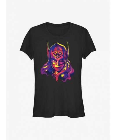 Exclusive Marvel Thor: Love and Thunder Cut Out Thor Girls T-Shirt $6.80 T-Shirts