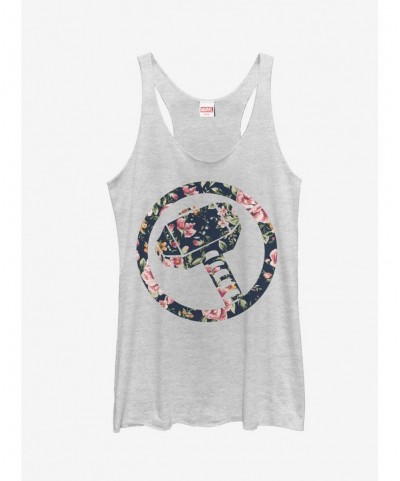 Value Item Marvel Hammer Thor Floral Print Girls Tanks $6.63 Tanks