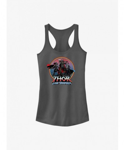 Wholesale Marvel Thor: Love and Thunder Asgardians Circle Badge Girls Tank $8.76 Tanks