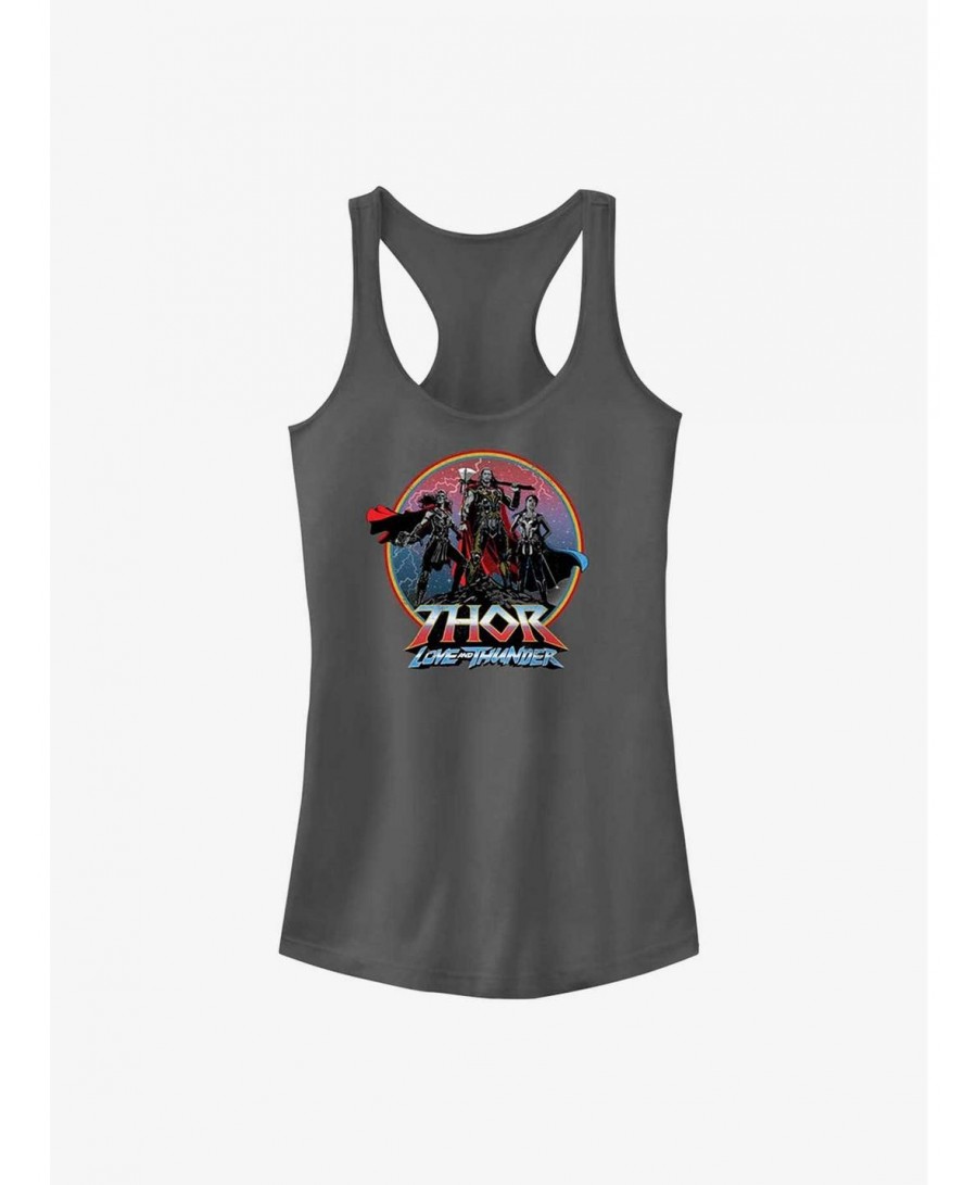 Wholesale Marvel Thor: Love and Thunder Asgardians Circle Badge Girls Tank $8.76 Tanks