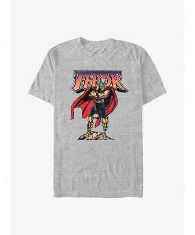 Unique Marvel Thor Hero Pose T-Shirt $6.21 T-Shirts