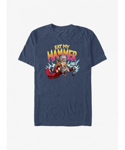 Big Sale Marvel Thor: Love and Thunder Mighty Thor Eat My Hammer T-Shirt $7.45 T-Shirts