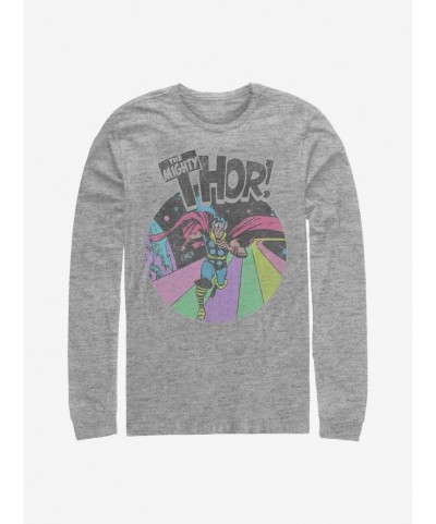 Best Deal Marvel Thor Grunge Thor Long-Sleeve T-Shirt $10.00 T-Shirts