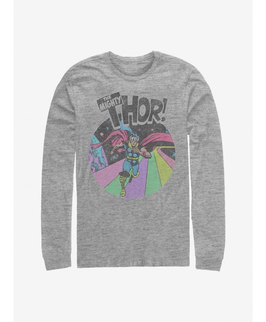 Best Deal Marvel Thor Grunge Thor Long-Sleeve T-Shirt $10.00 T-Shirts