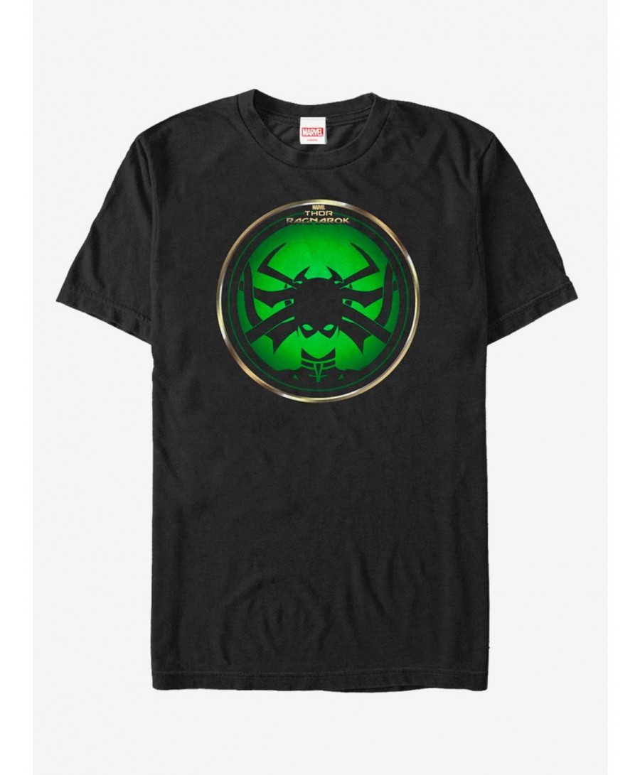 Fashion Marvel Thor Hela Emblem T-Shirt $6.21 T-Shirts