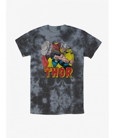 Sale Item Marvel Thor Mighty Thor Tie-Dye T-Shirt $6.56 T-Shirts