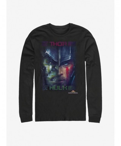 Huge Discount Marvel Thor Hulk Team Members Long-Sleeve T-Shirt $10.26 T-Shirts