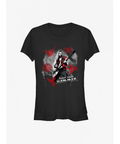 Exclusive Price Marvel Thor: Love and Thunder Rock God Girls T-Shirt $5.50 T-Shirts