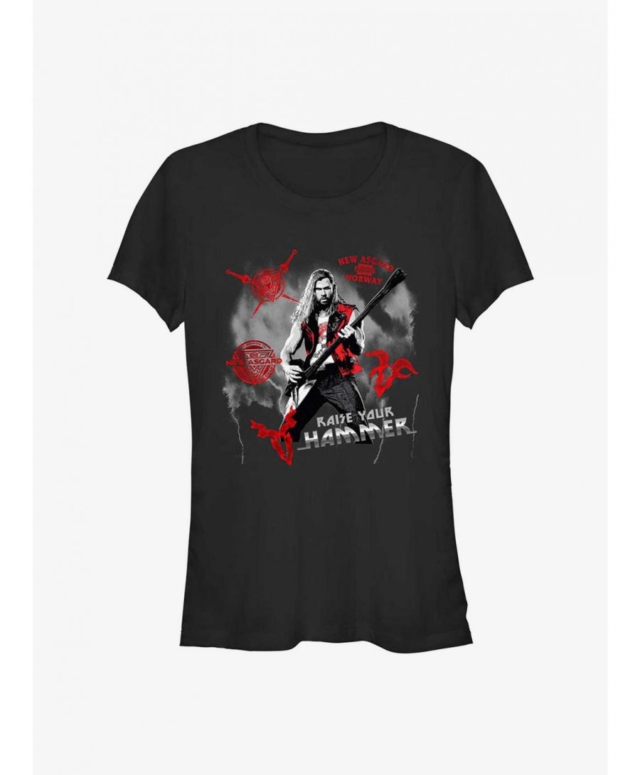 Exclusive Price Marvel Thor: Love and Thunder Rock God Girls T-Shirt $5.50 T-Shirts