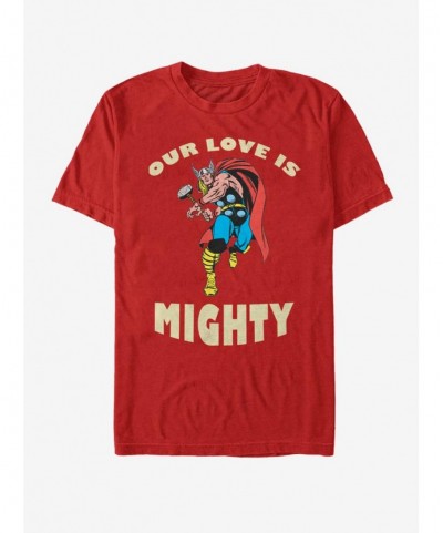 Pre-sale Marvel Thor Mighty Love Valentine T-Shirt $6.52 T-Shirts