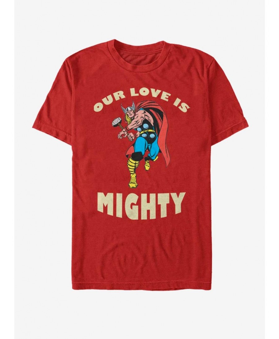 Pre-sale Marvel Thor Mighty Love Valentine T-Shirt $6.52 T-Shirts