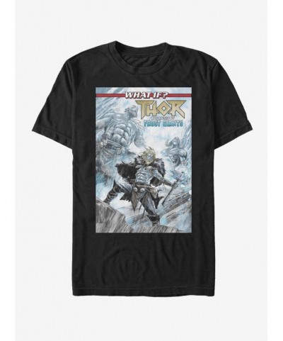 Seasonal Sale Marvel Thor Frost Giants T-Shirt $4.81 T-Shirts